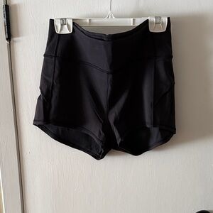 lululemon athletica Black Athletic Shorts